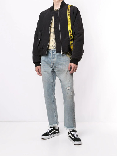 Rhude long-sleeve bomber jacket outlook