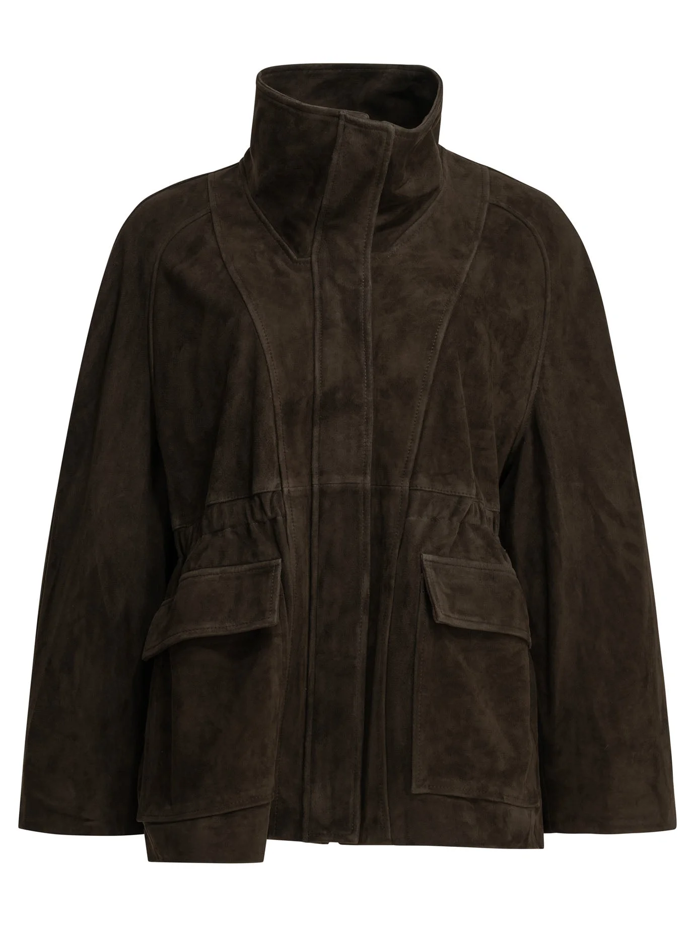 Nour Hammour Quai Winona Leather Jacket Brown - 1