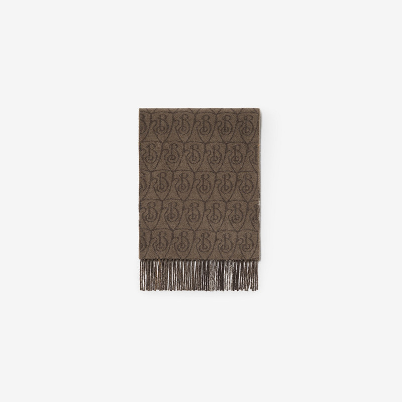 Reversible B Shield Cashmere Scarf 8