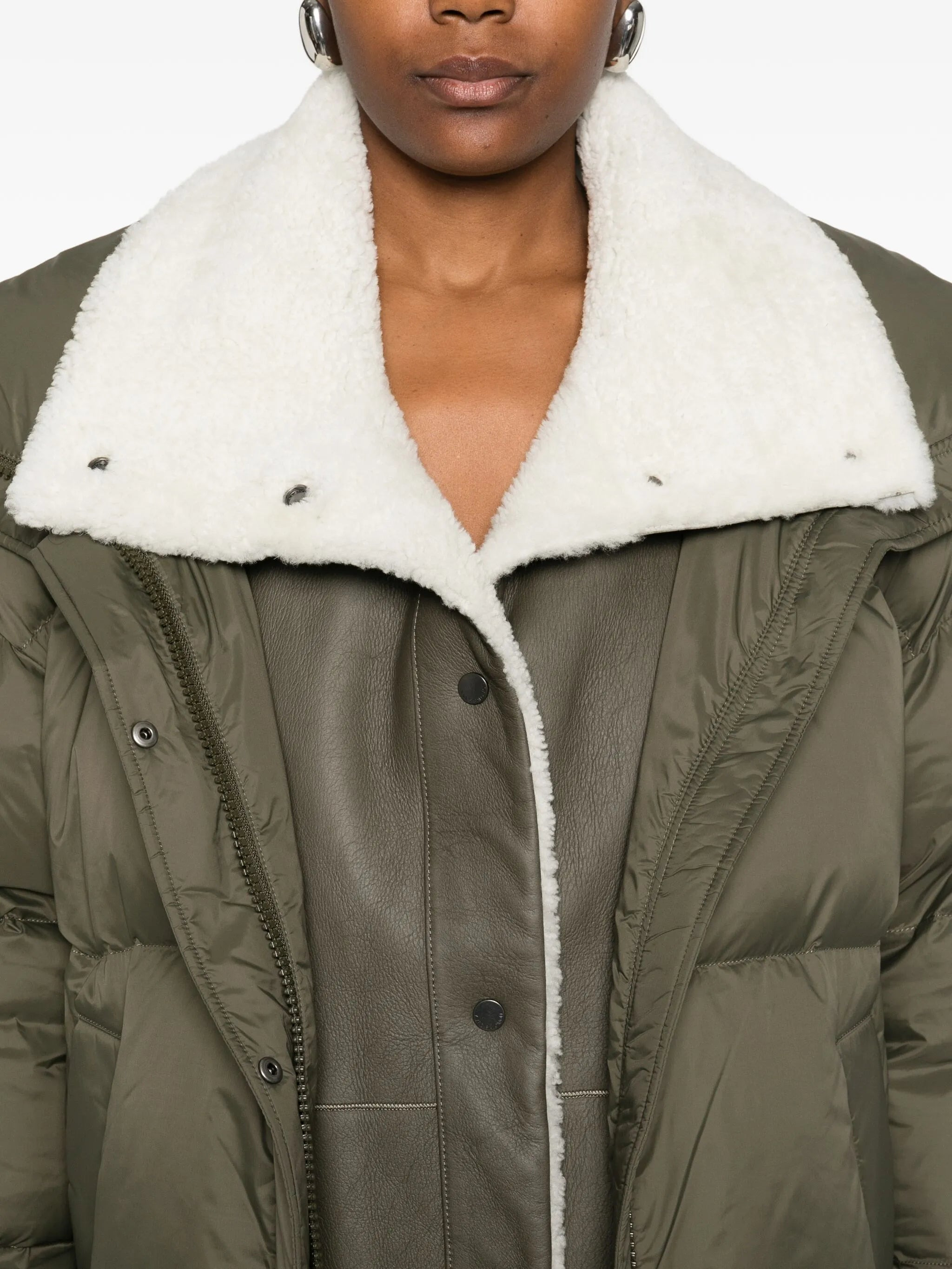 Yves Salomon Fleece-collar Jacket - 5