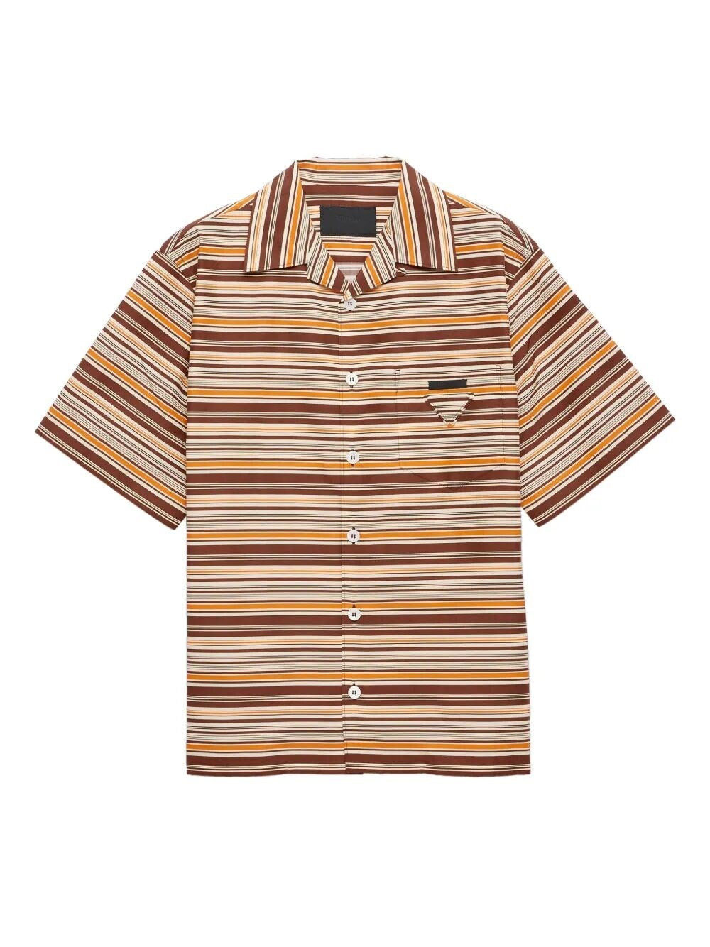 Prada Men Short-Sleeved Cotton Shirt - 1