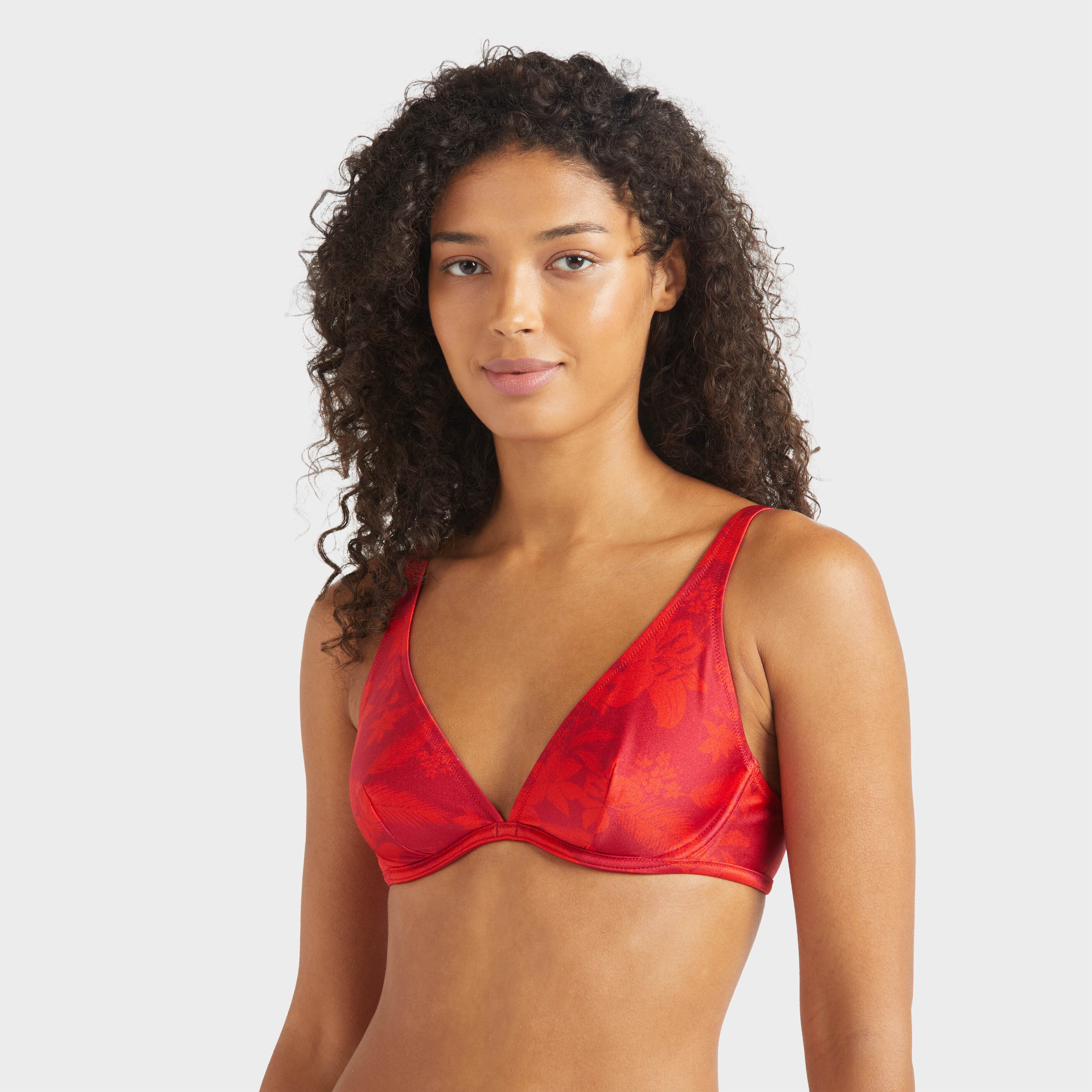 Women Underwire Bikini Top Flower Power - 5