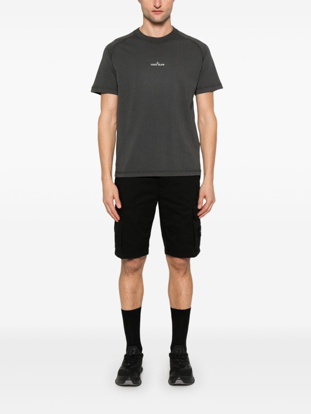 Compass-print T-shirt - 2