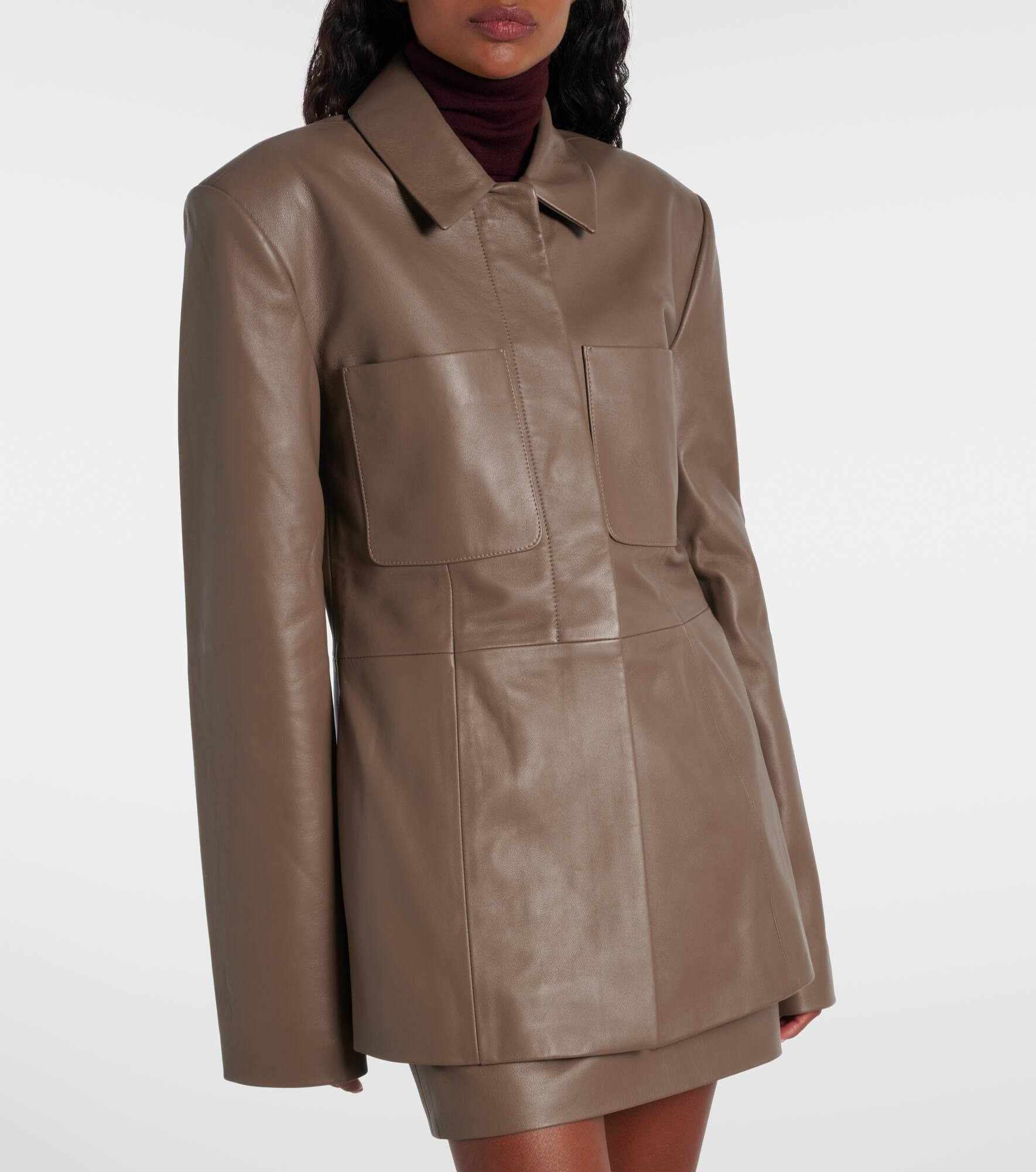 Magda leather jacket - 6