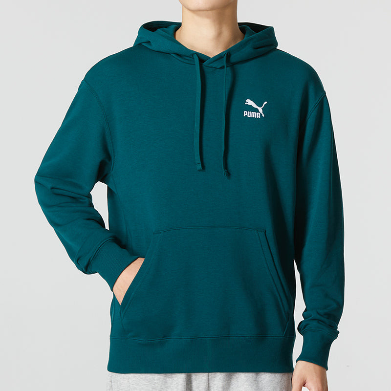 PUMA Classics Small Logo Training Hoodie 'Green' 537849-24 - 3