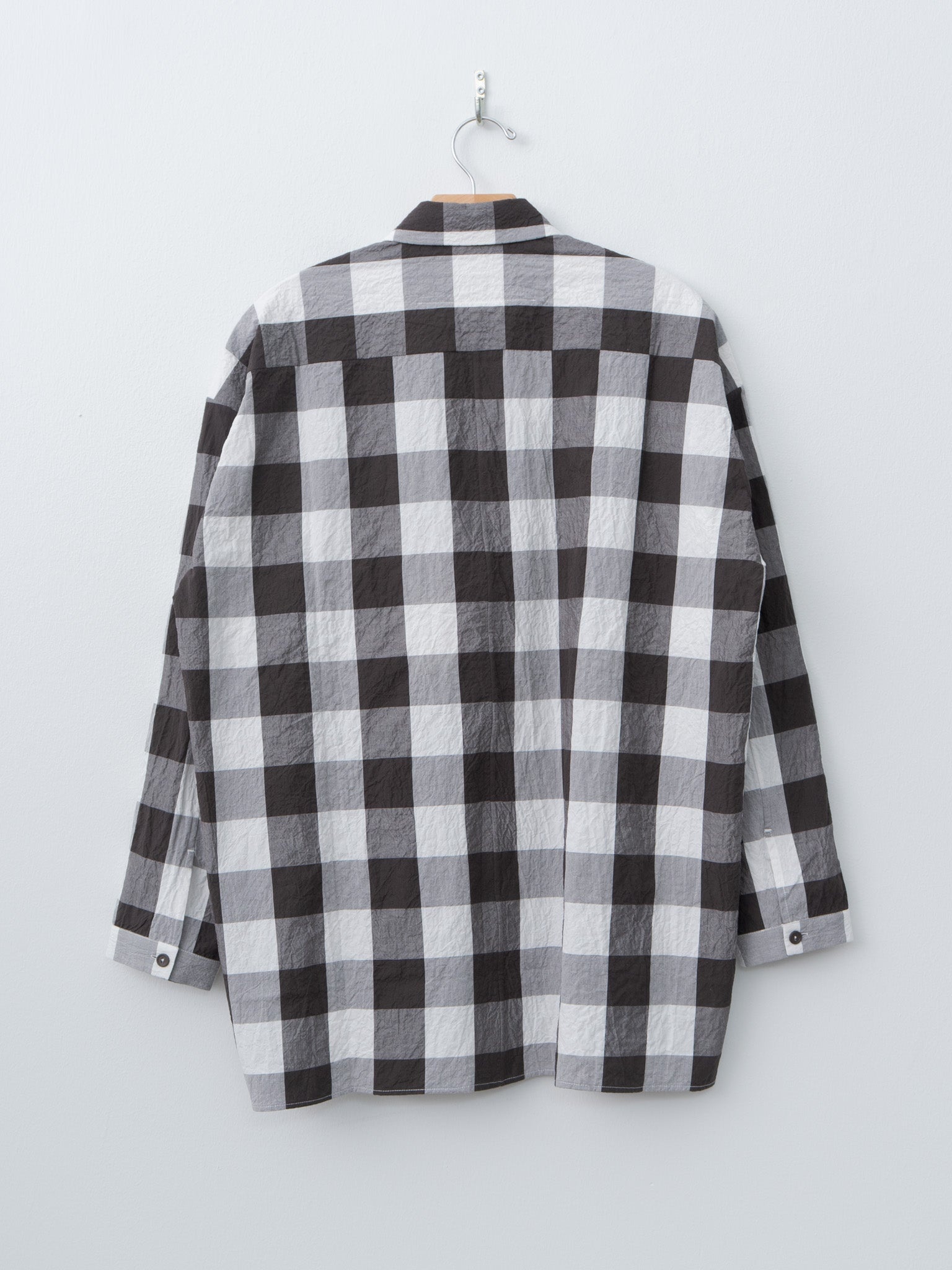 The Draughtsman Shirt - Tablecloth Gingham Coffee - 5