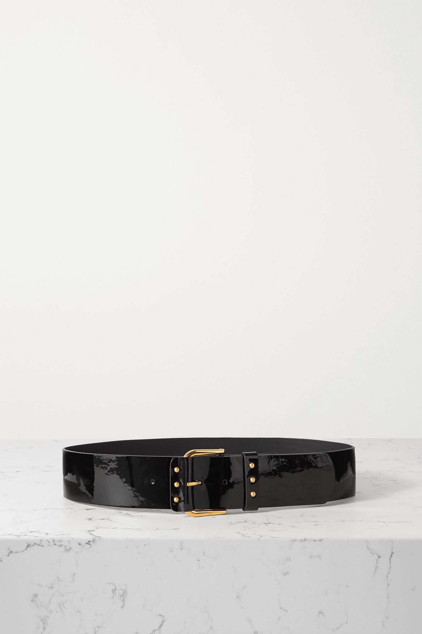 Patent-leather waist belt - 1