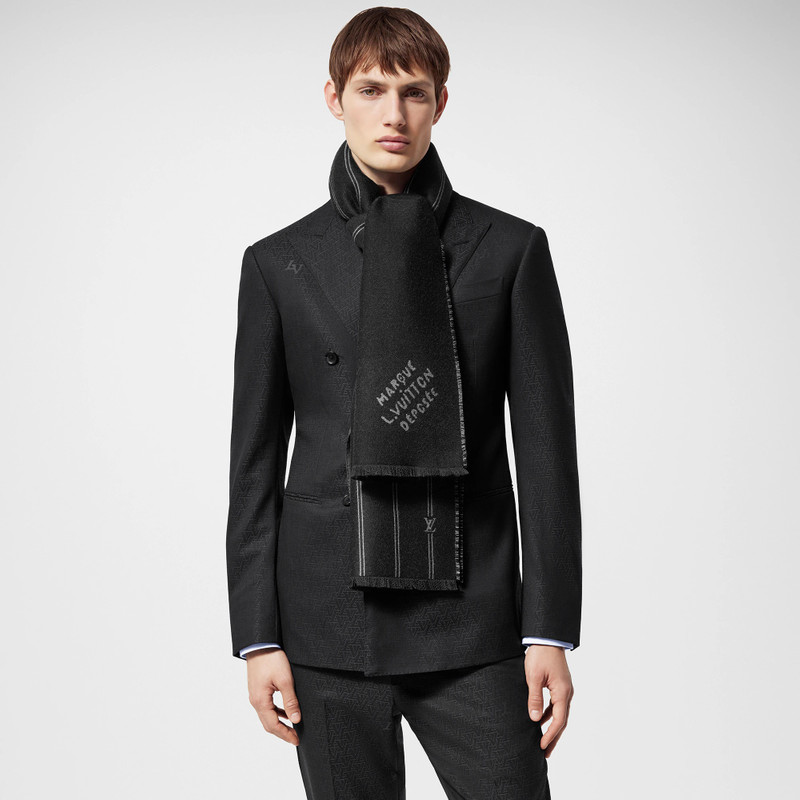 Monogram Stripes Scarf 6