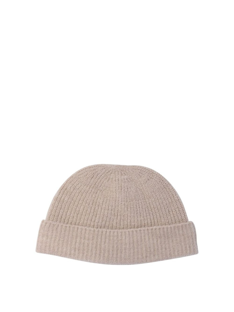 AURALEE ribbed beanie outlook