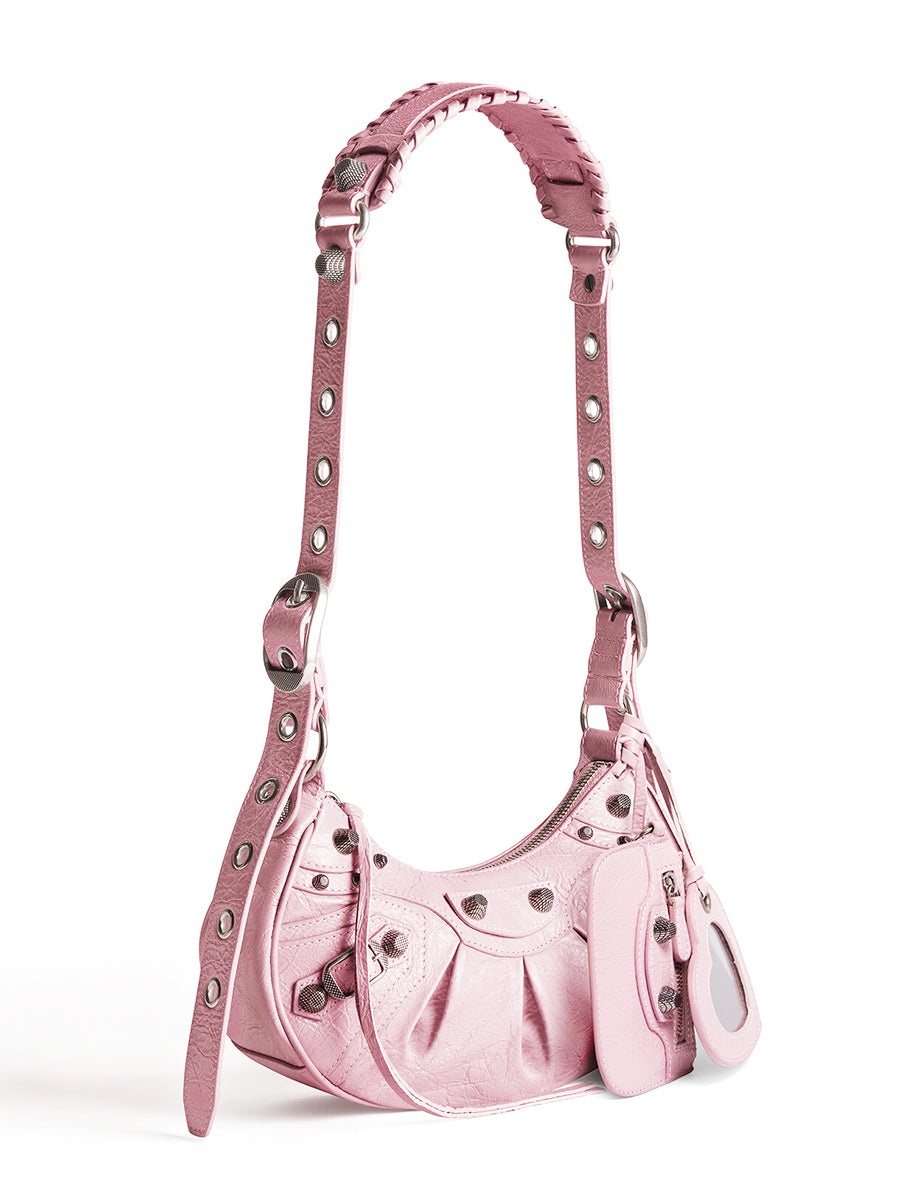 Le Cagole XS Shoulder Bag in Pink - 4
