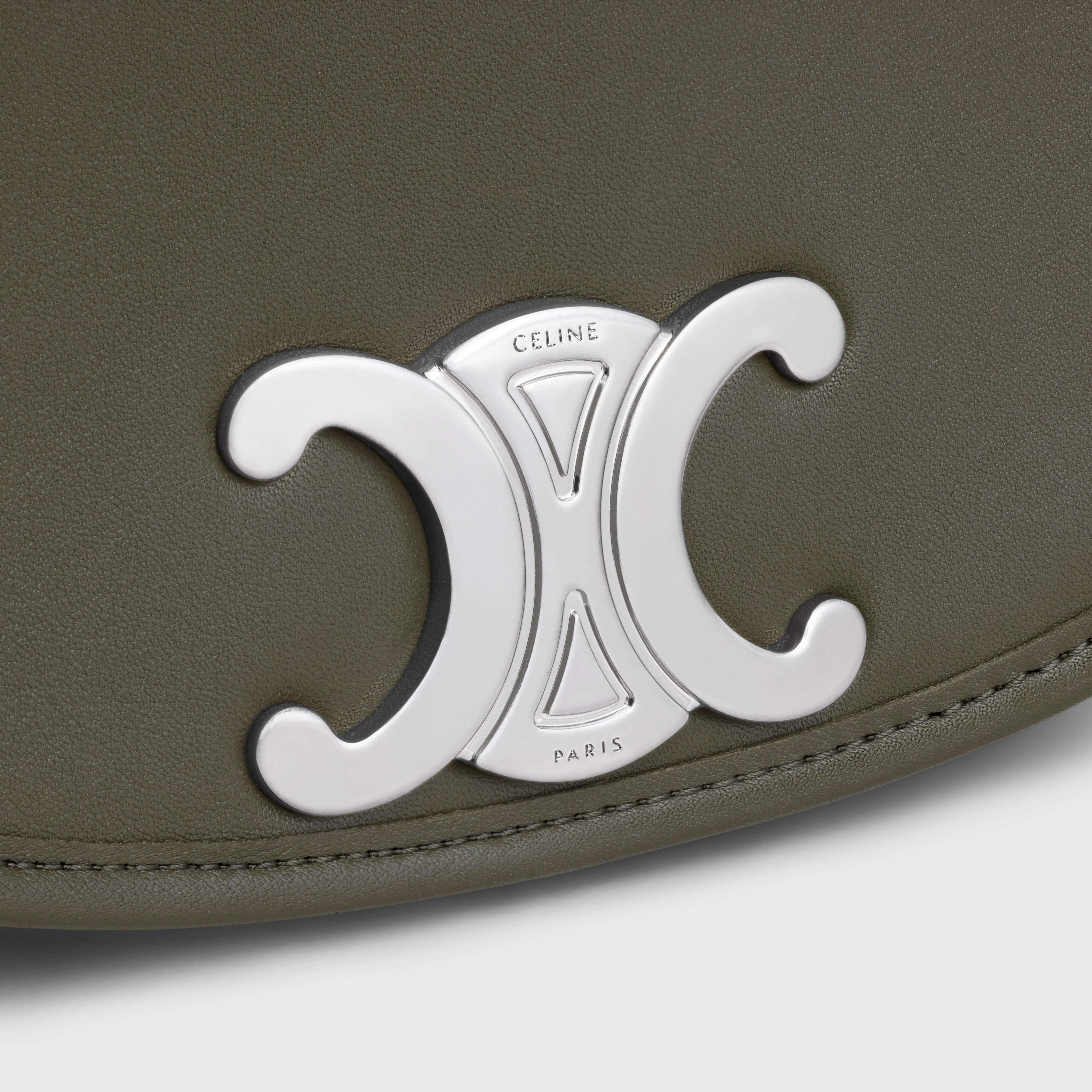 SMALL BESACE STRAP TRIOMPHE in SUPPLE NATURAL CALFSKIN - 4