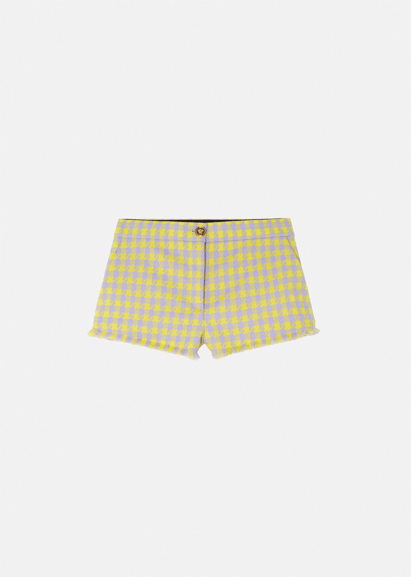 Medusa Houndstooth Shorts - 1