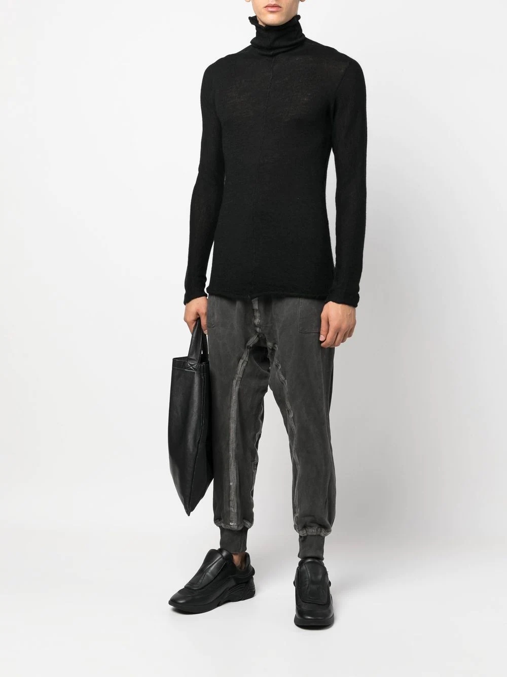 roll-neck organic-wool jumper - 2