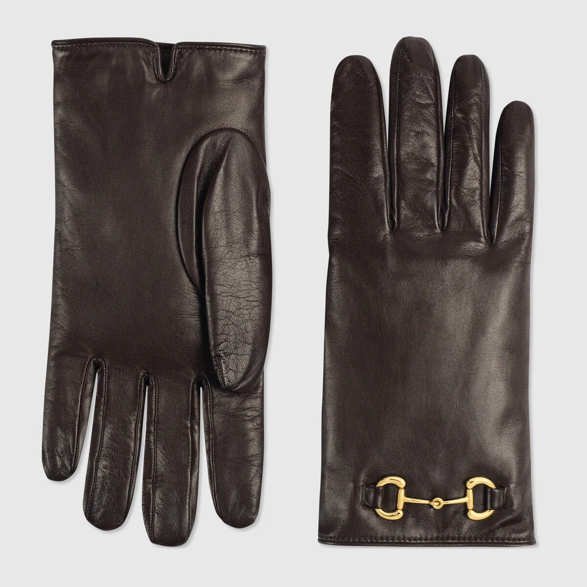 Leather gloves with Horsebit - 1