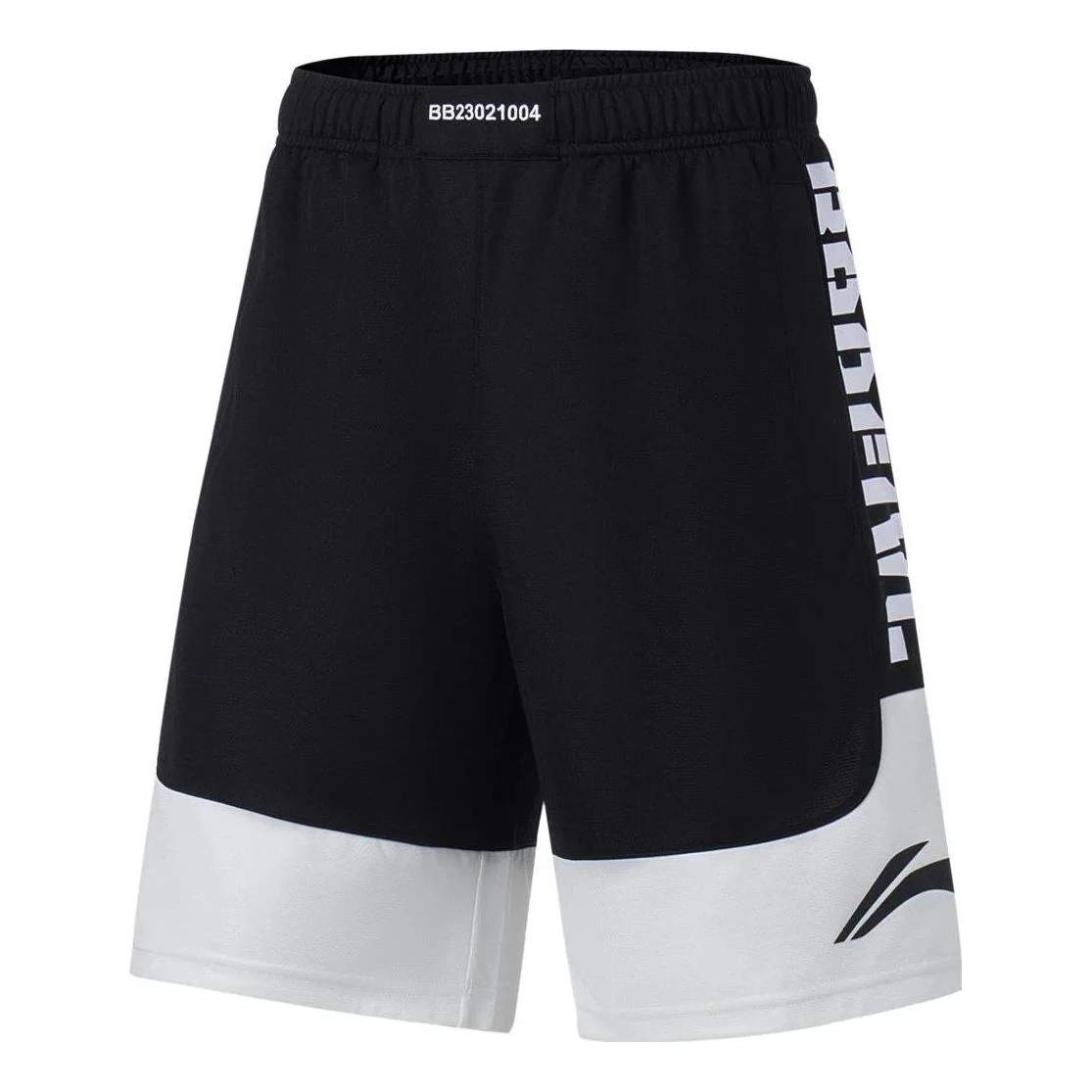 Li-Ning BadFive Logo Basketball Shorts 'Black White' AAPT045-1 - 1