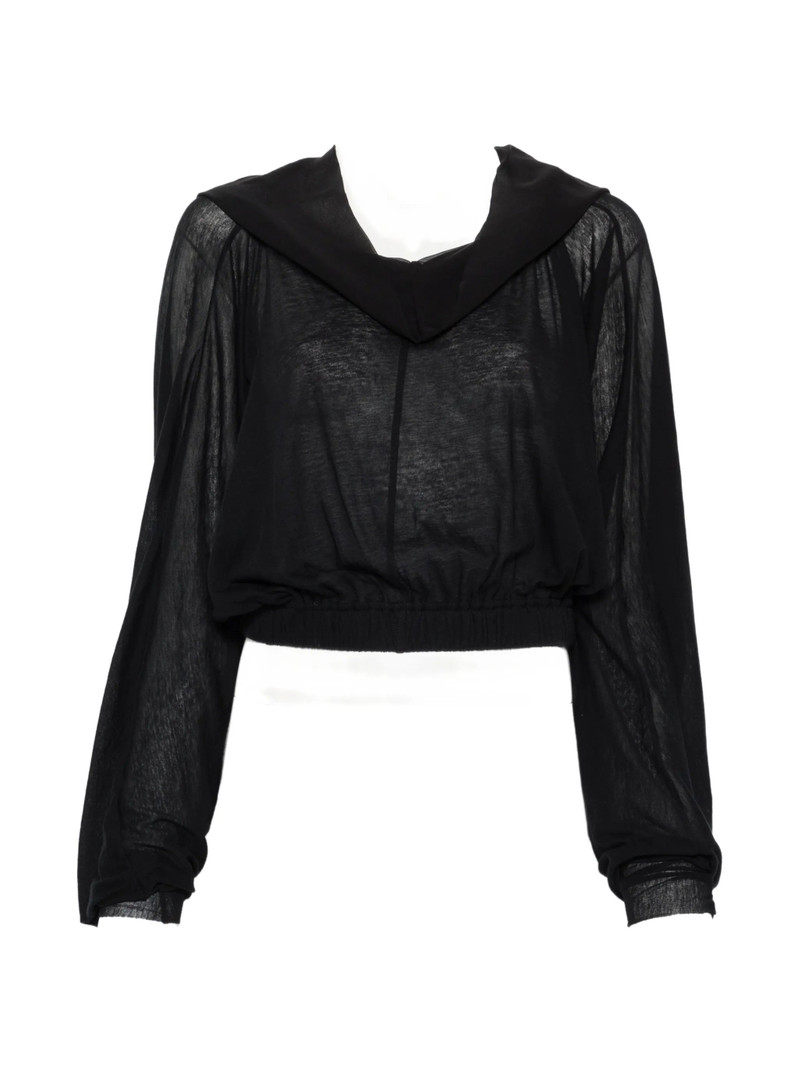 Rick Owens Hooded-neck T-shirt 1