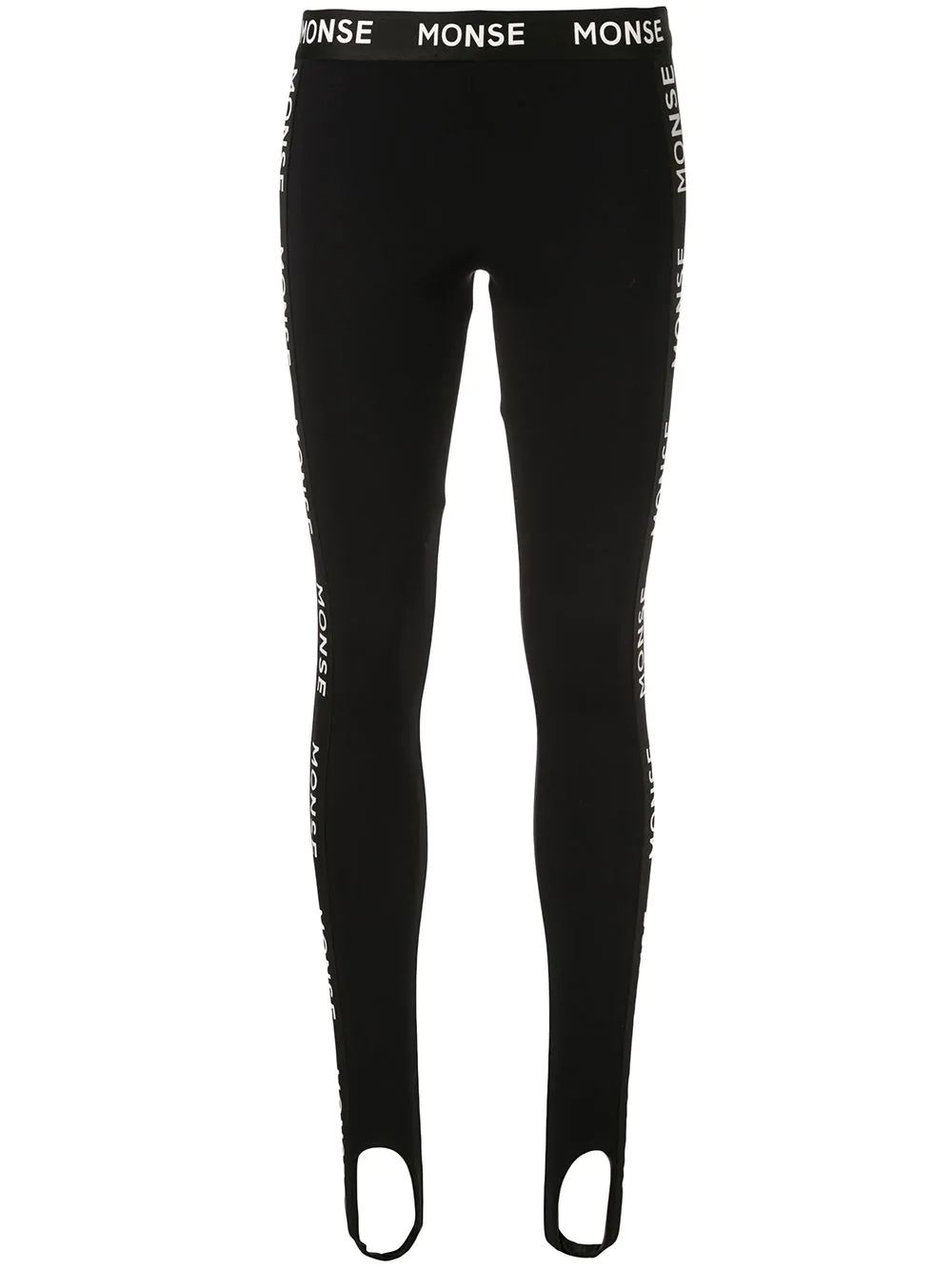 logo tape leggings - 1