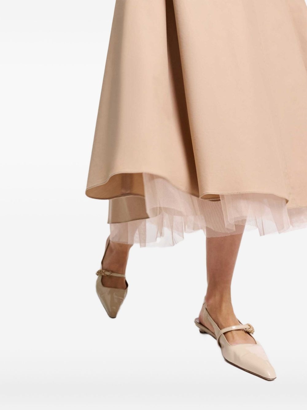 cotton midi skirt - 3