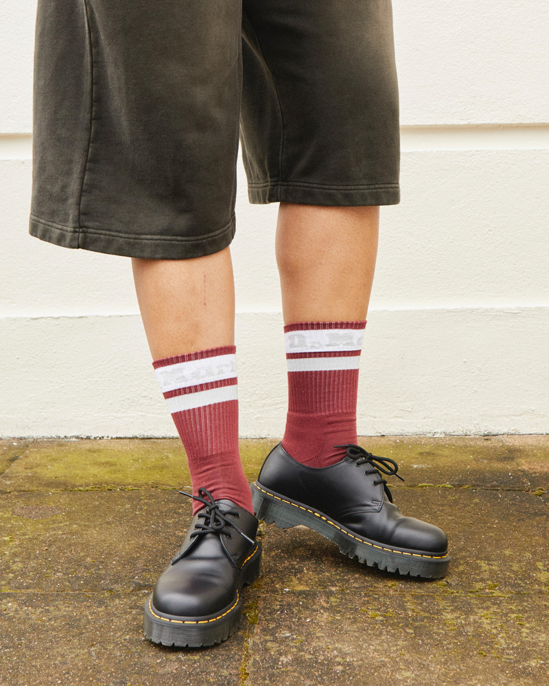 Dr. Martens Athletic Logo Organic Cotton Blend Socks outlook