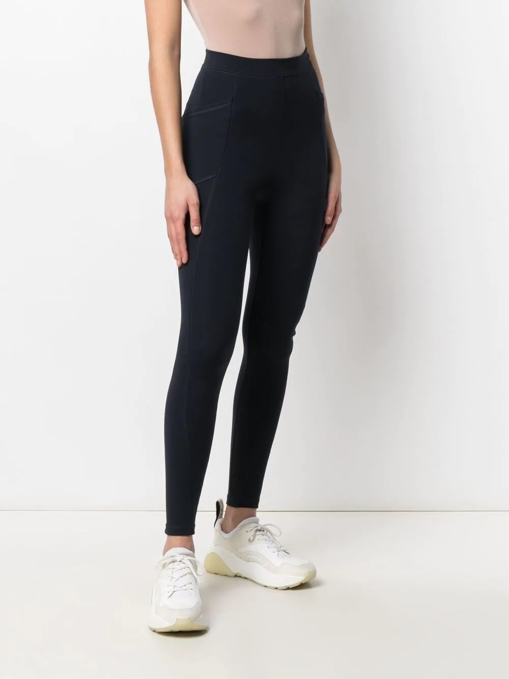 logo-print scuba leggings - 3
