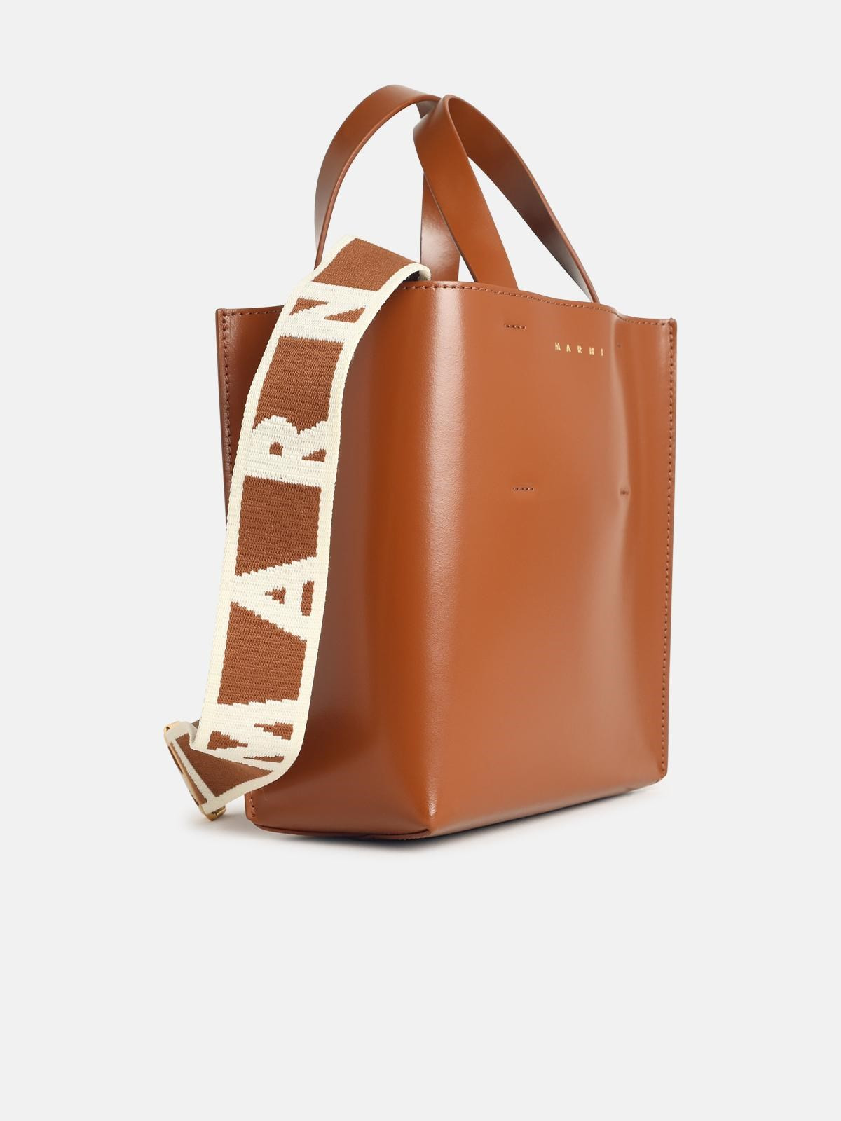 'MUSEO' BROWN LEATHER BAG - 2