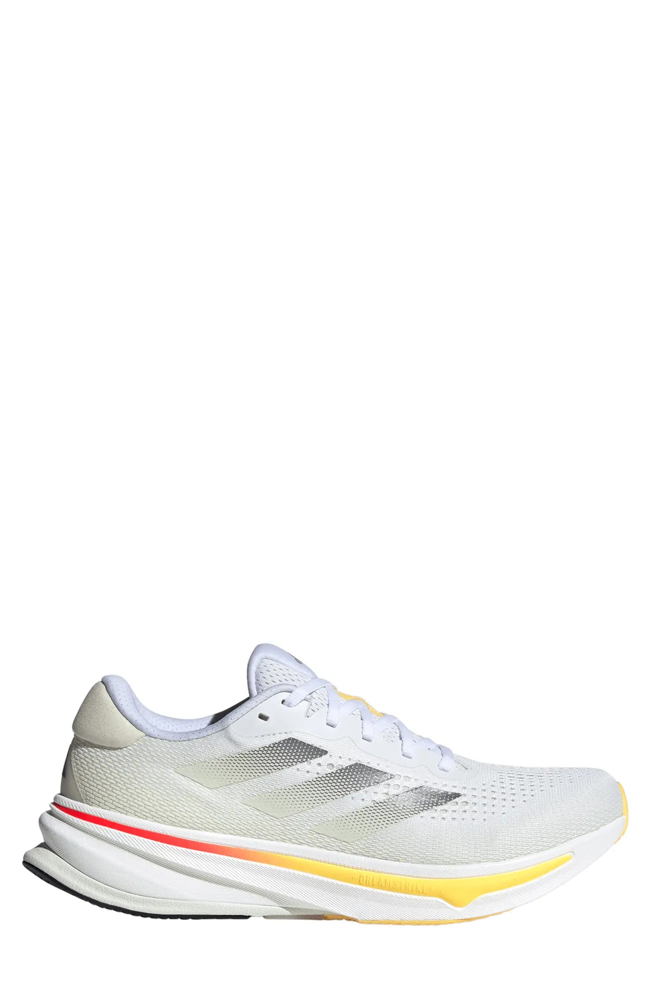 Supernova Rise Running Shoe in White/Iron Metallic/Spark - 3