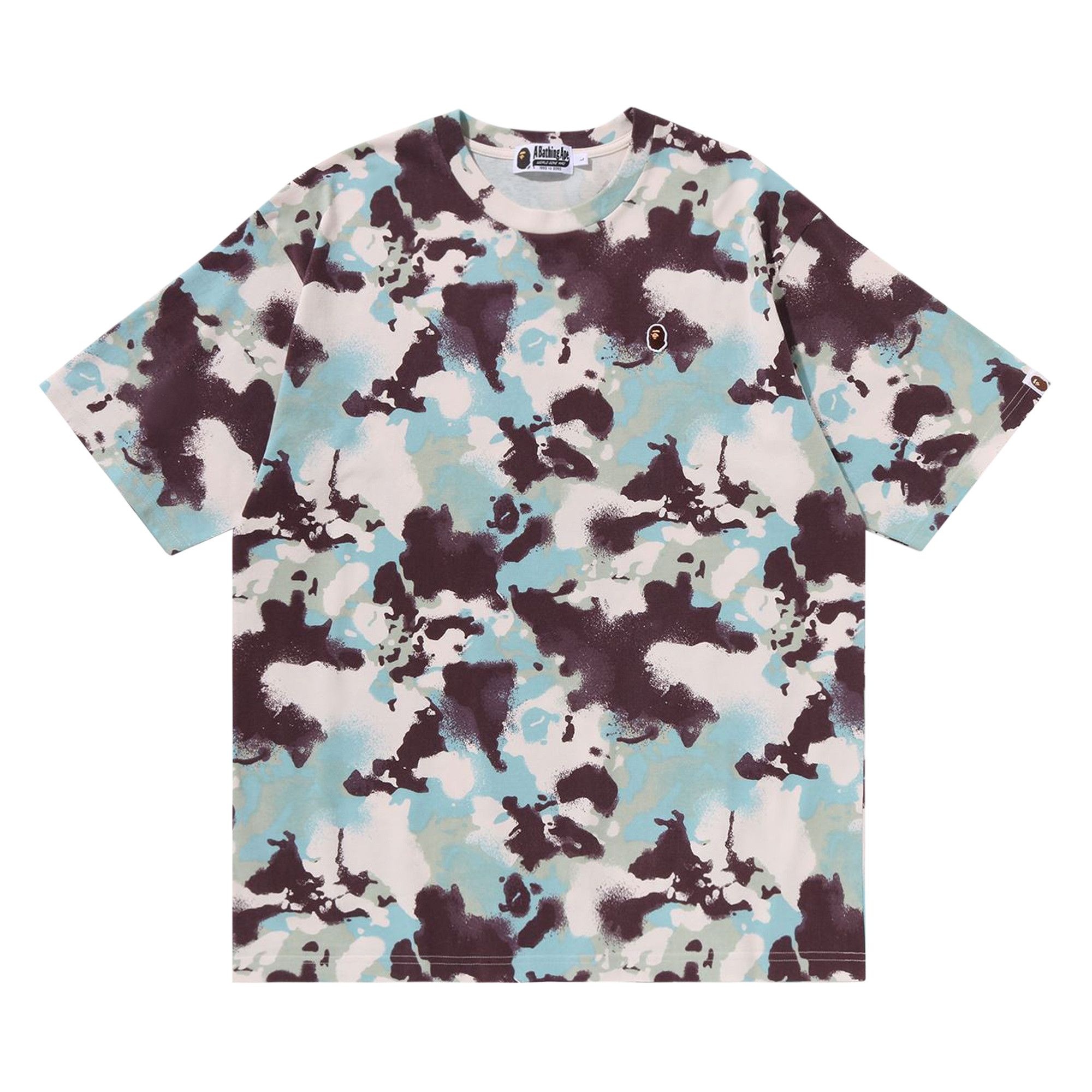 BAPE Map Camo Ape Head One Point Relaxed Fit Tee 'Multicolor' - 1