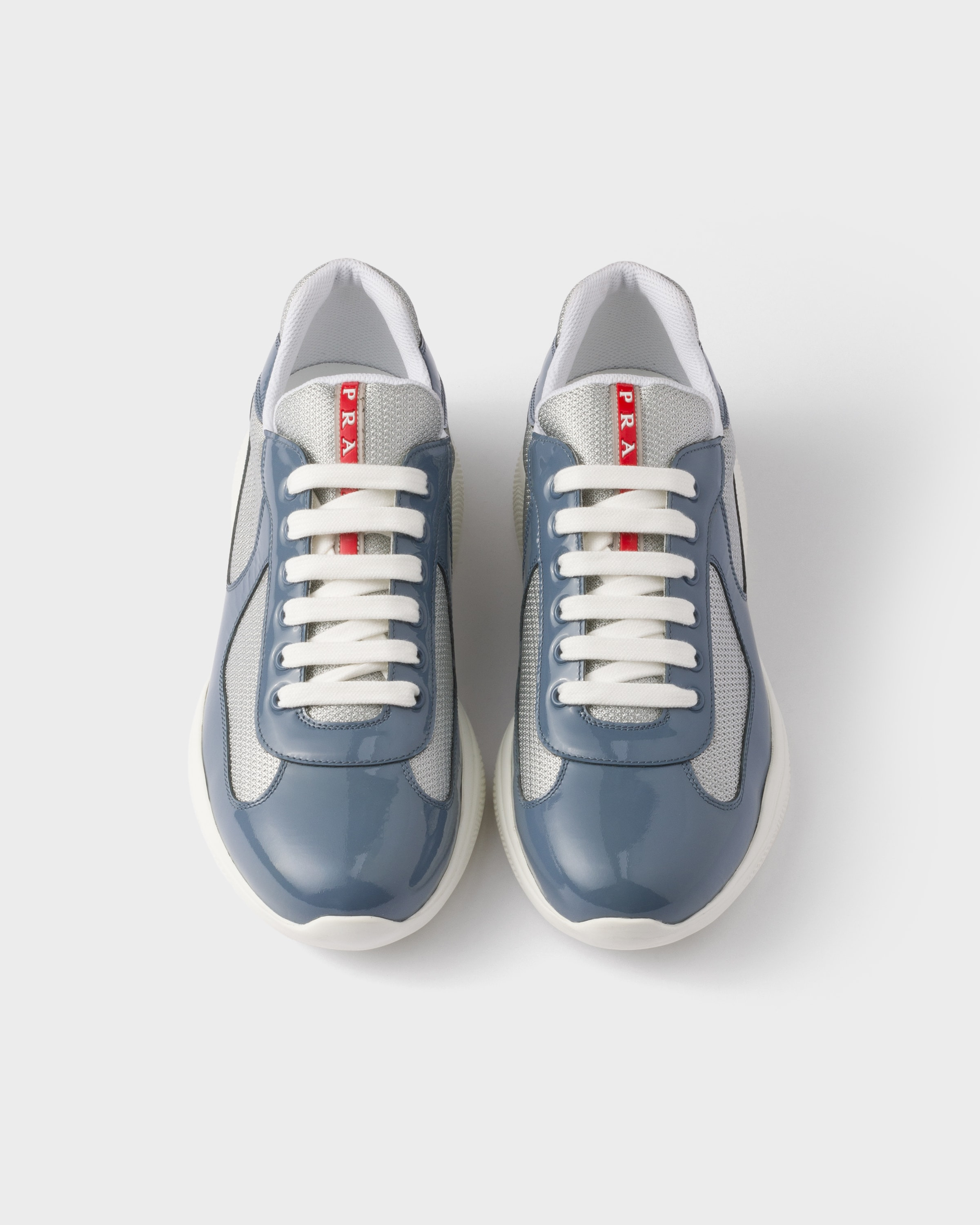 Patent leather and technical fabric Prada America's Cup sneakers - 3