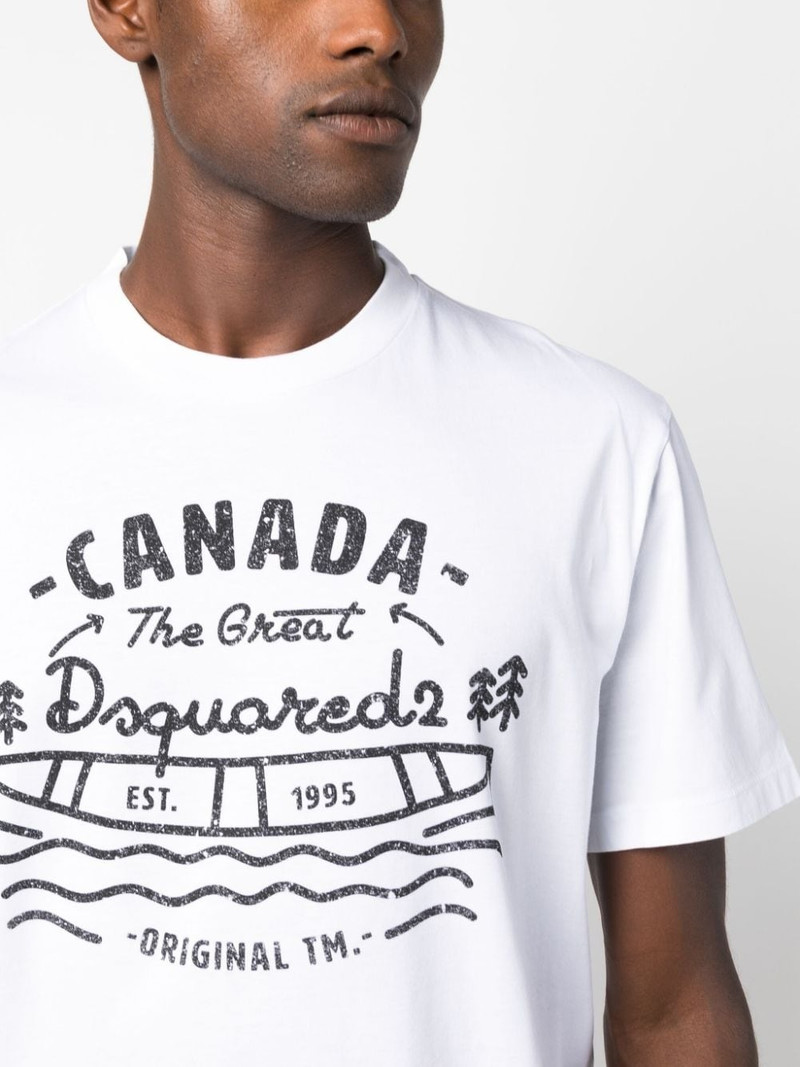 logo-print cotton T-shirt 5