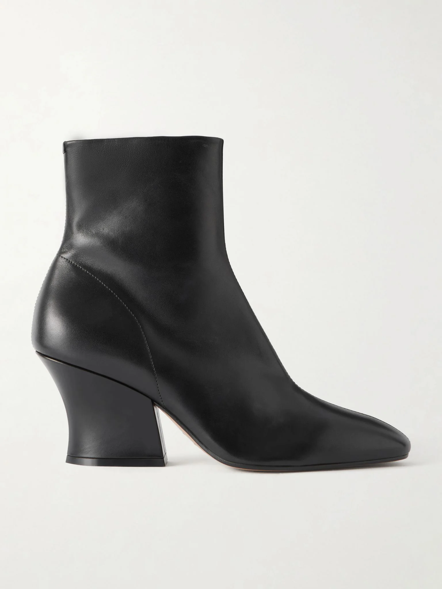 Lune leather ankle boots Black - 1