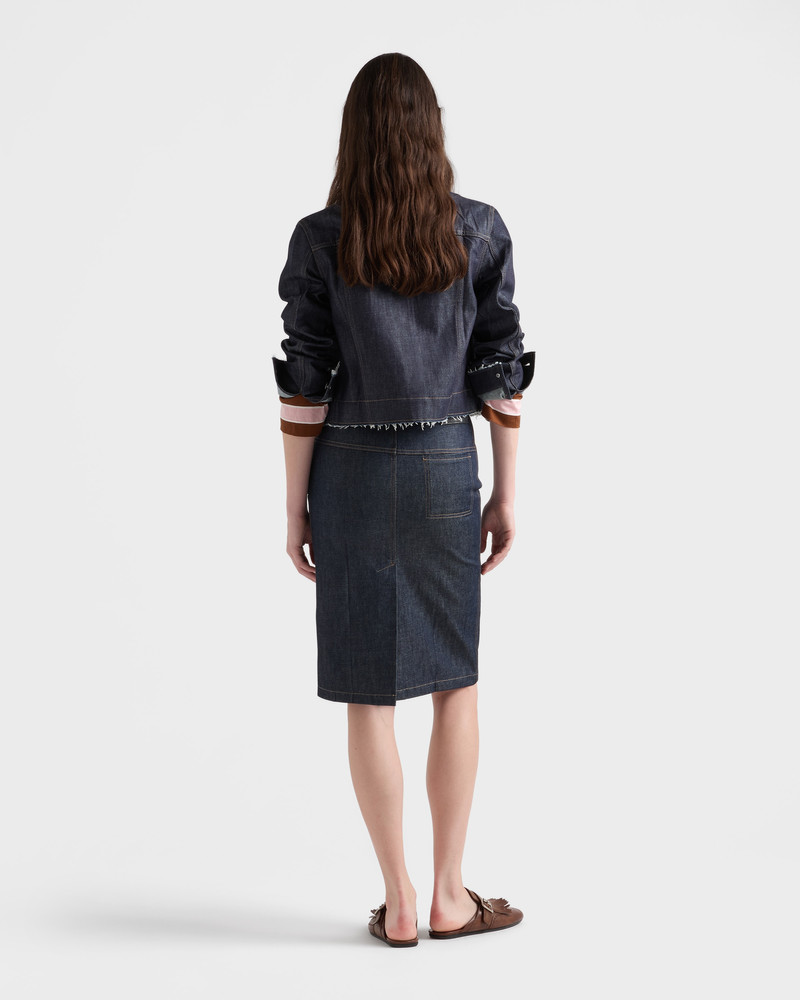 Denim pencil skirt 5