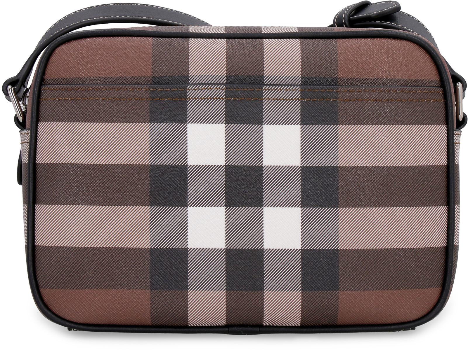 BURBERRY MESSENGER BAG WITH CHECK MOTIF - 4