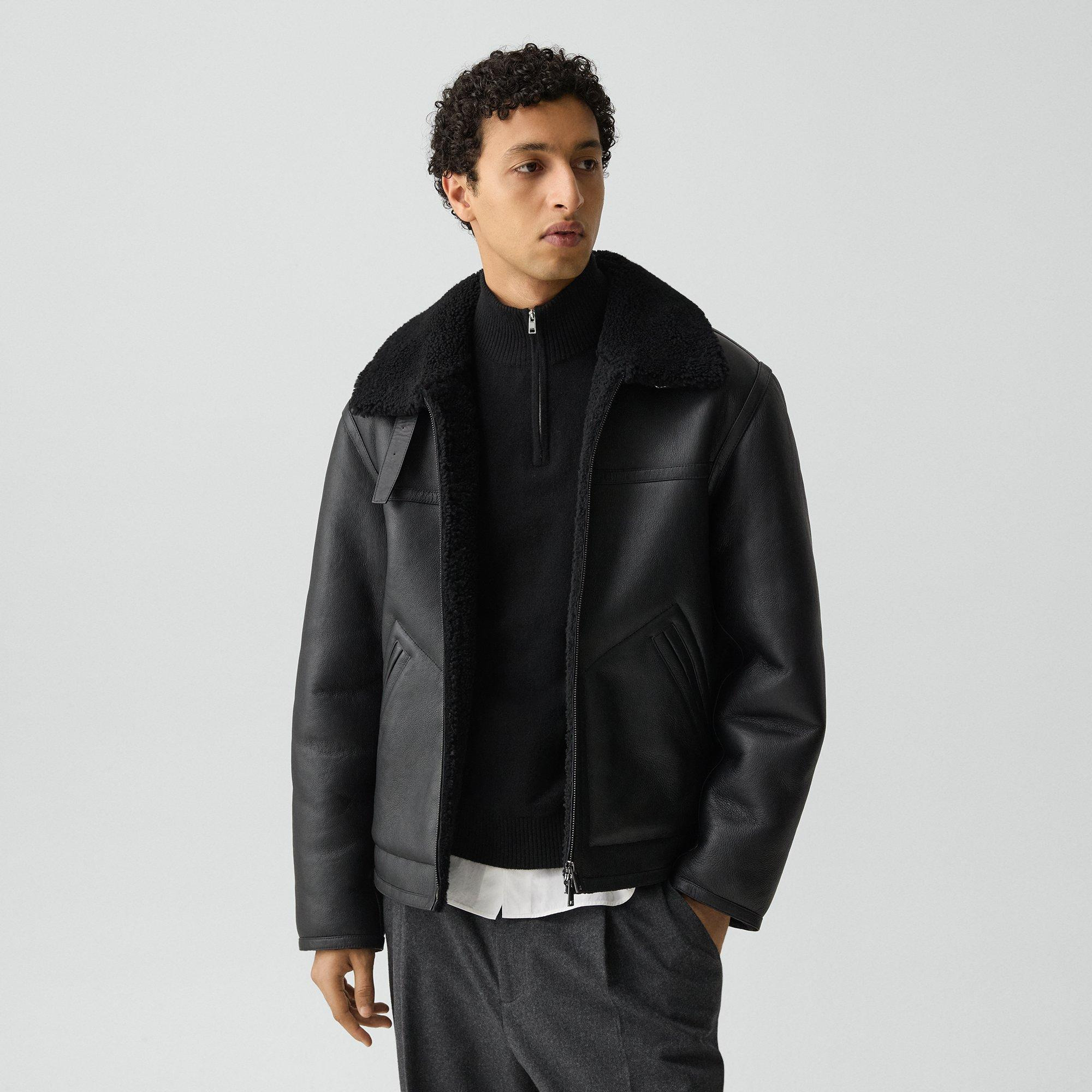 Aviator Jacket in Shearling - 2