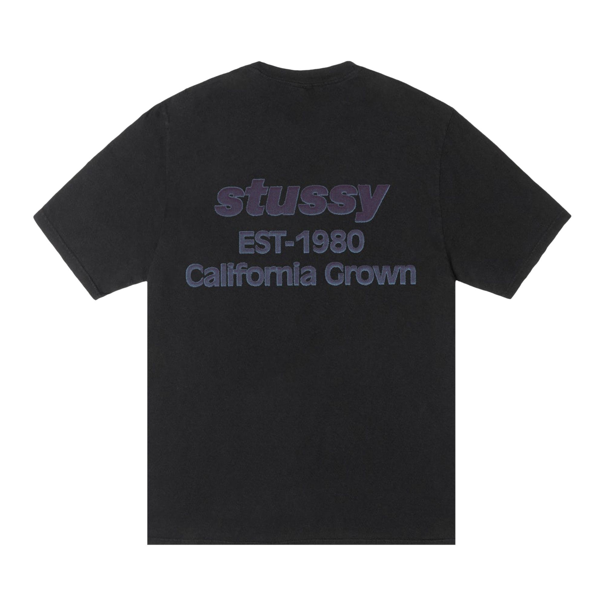 Stussy California Grown Tee Pigment Dyed 'Black' - 2