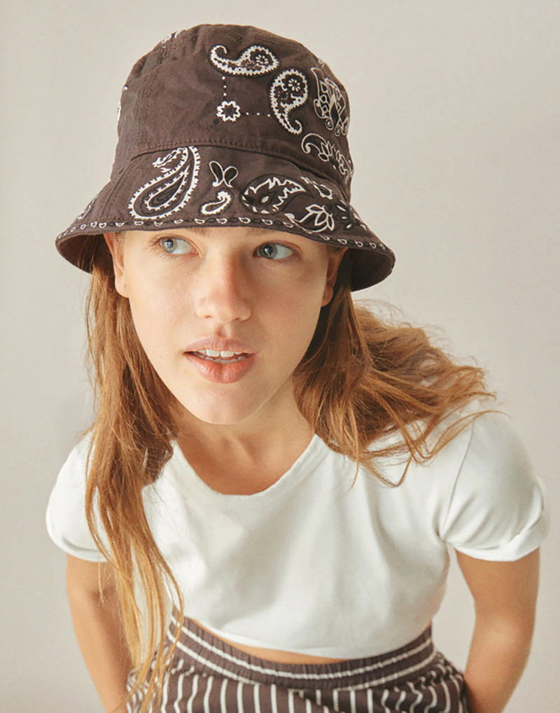 Bandana-Print Bucket Hat 4