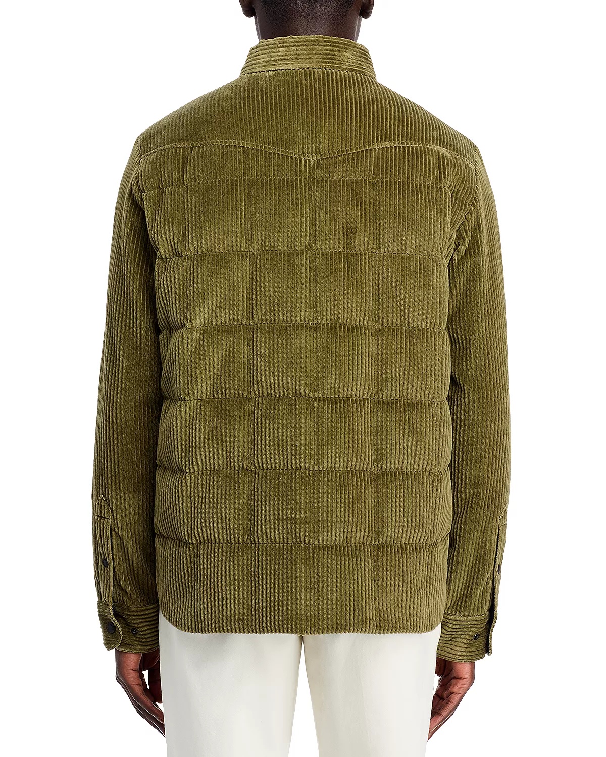 Gelt Corduroy Down Shirt Jacket - 4