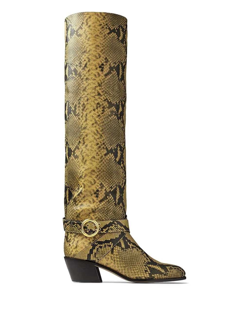 Beca 45mm snake-print boots - 1