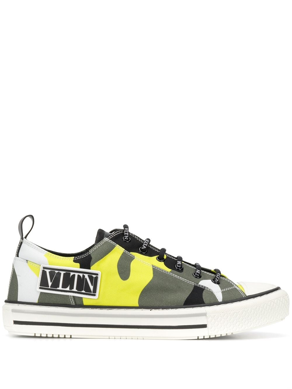 camouflage low-top sneakers   - 1