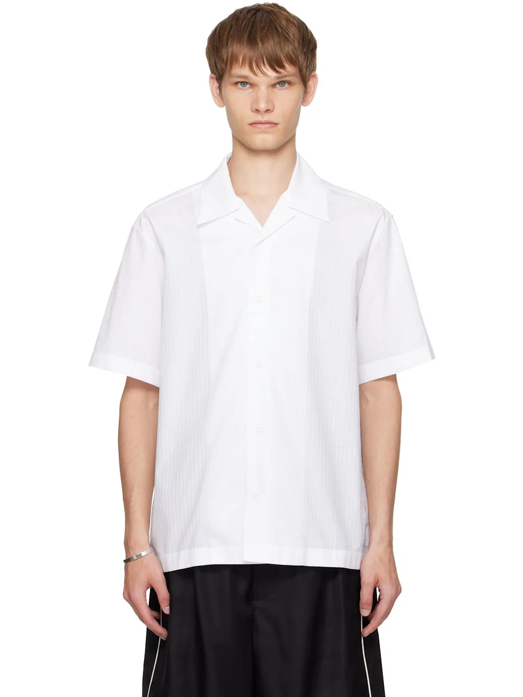 White Cotton Shirt - 1