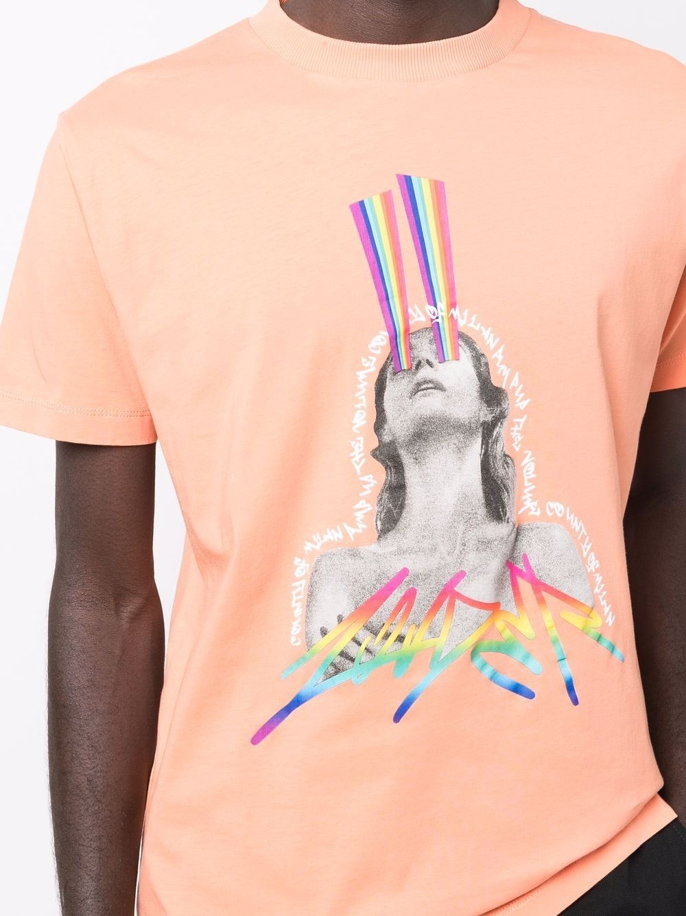 rainbow graphic-print T-shirt - 5