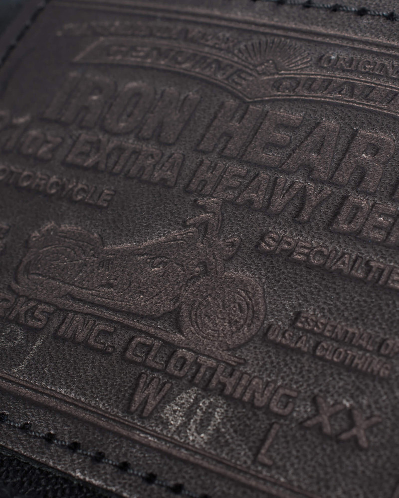 21OZ NON-FADE DENIM MODIFIED TYPE III JACKET - SUPERBLACK 14