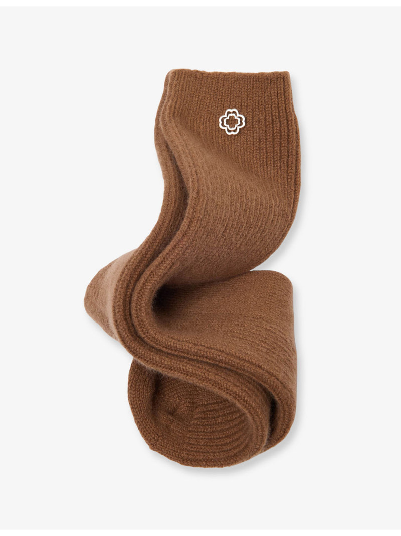 maje Mid-Calf Branded Knitted Socks outlook