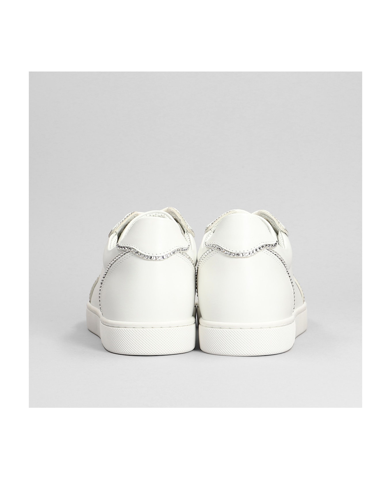Sneakers In White Leather - 4