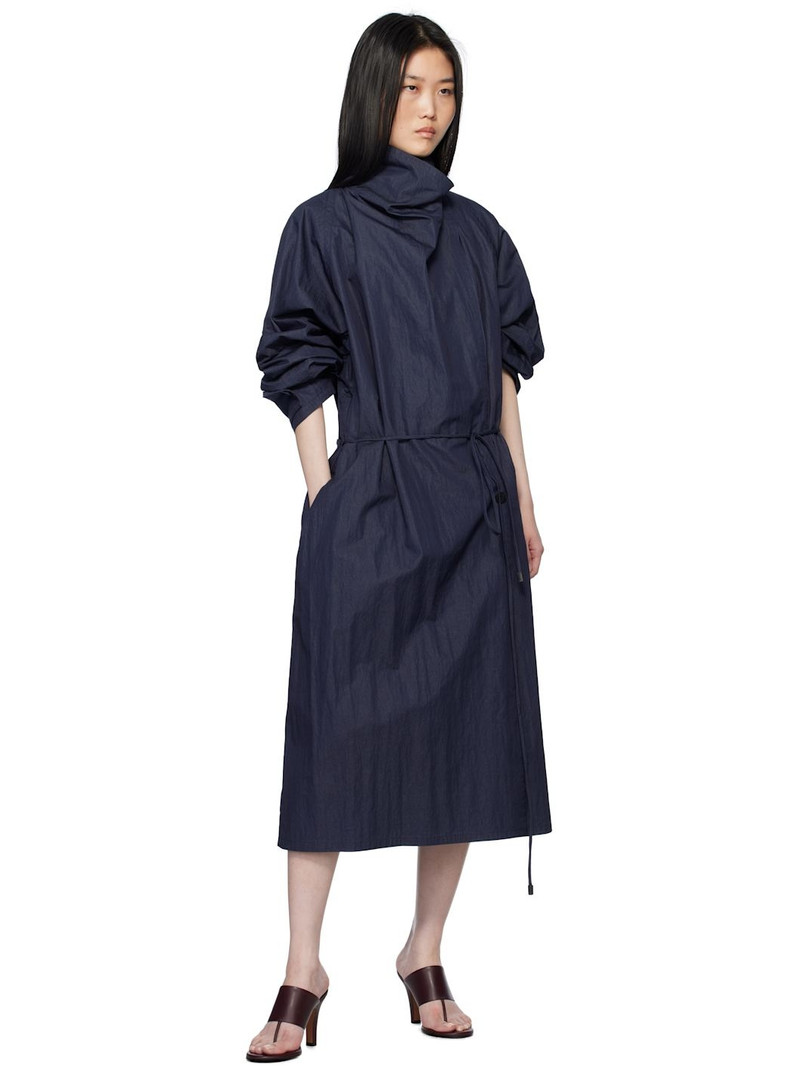 LE17SEPTEMBRE Navy Cowl Neck Long Coat outlook