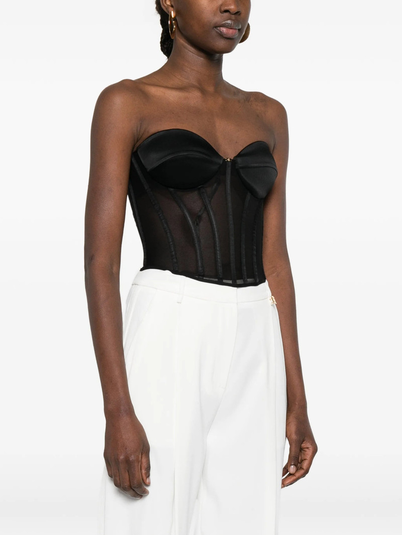 Elisabetta Franchi Mesh Corset Top 3