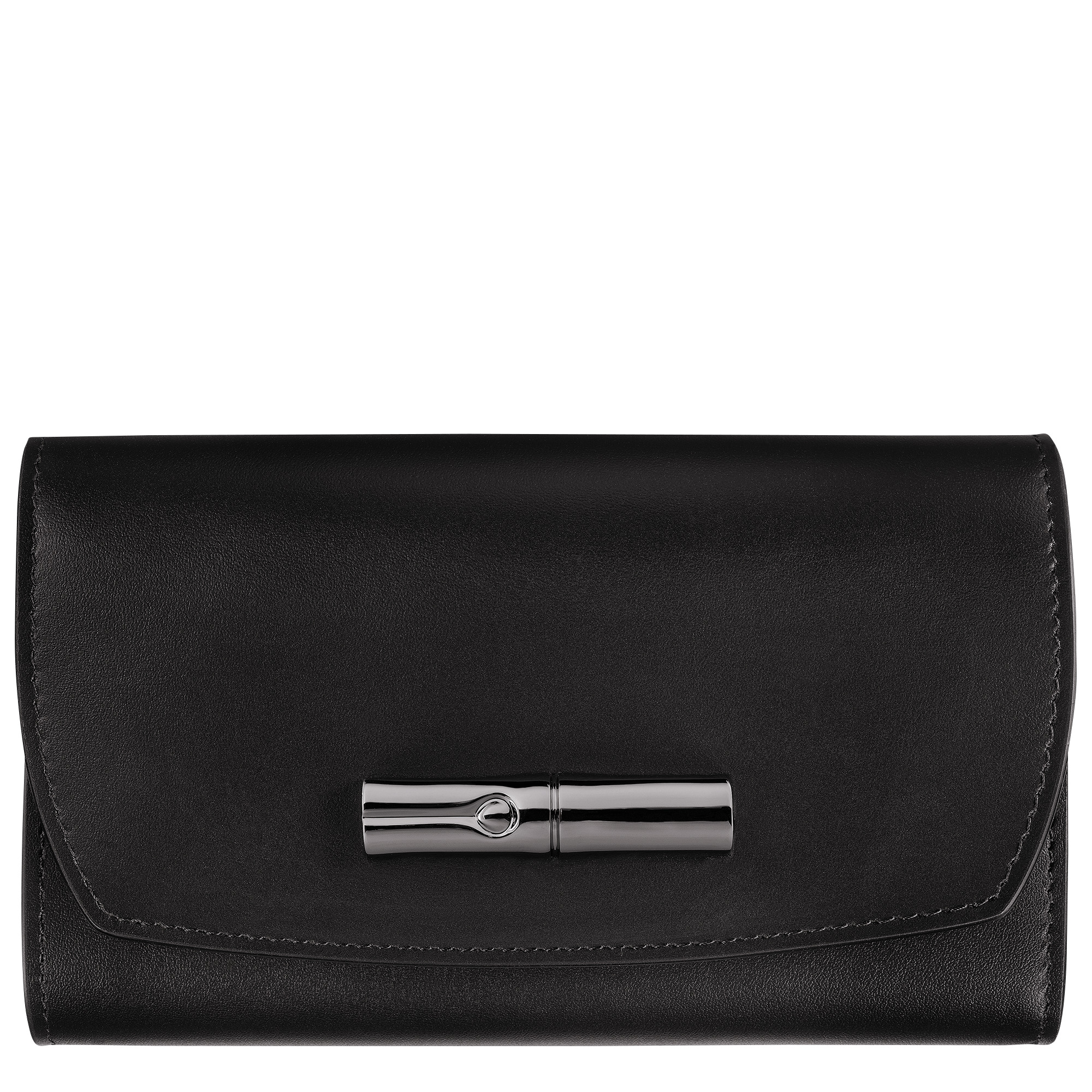 Roseau Wallet Black - Leather - 1