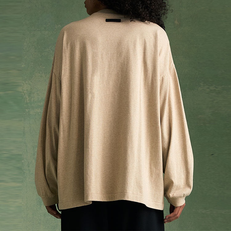 Fear of God Essentials FW23 Long Sleeve Tee 'Gold Heather' 125BT232013F - 5