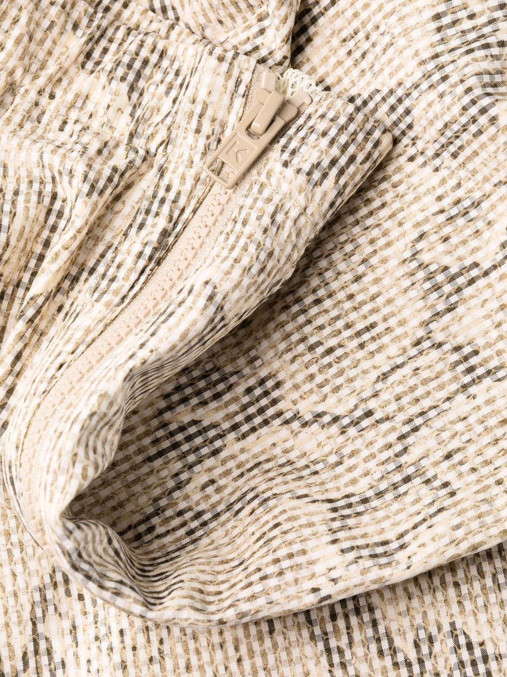 snakeskin-print trousers - 6