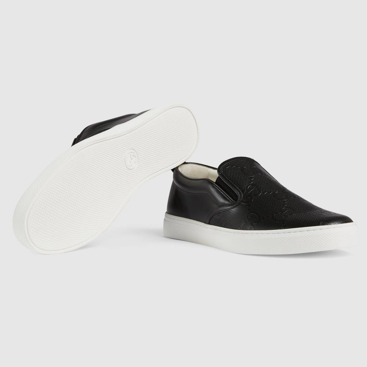 Men's GG embossed slip-on sneaker - 5