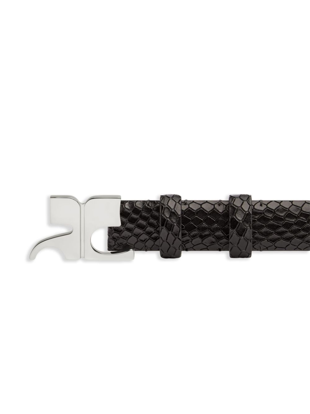 Viper leather belt - 3